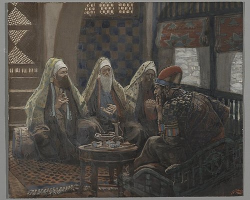 Les rois mages chez Hérode, 1890, James Tissot