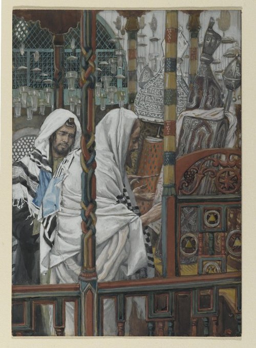 Jésus enseigne dans les synagogues, 1890, James Tissot