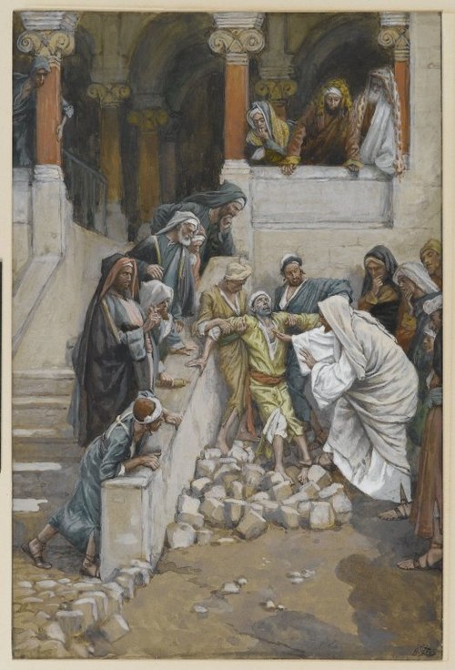 Le démoniaque aveugle et muet, 1890, James Tissot