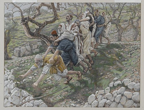 Les aveugles dans le fossé, 1890, James Tissot