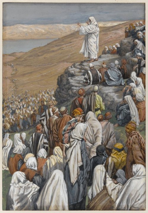 La sermon des béatitudes, 1890, James Tissot