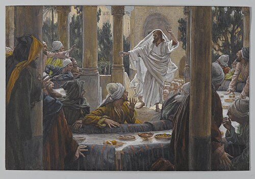 Imprécations contre les pharisiens, 1890, James Tissot