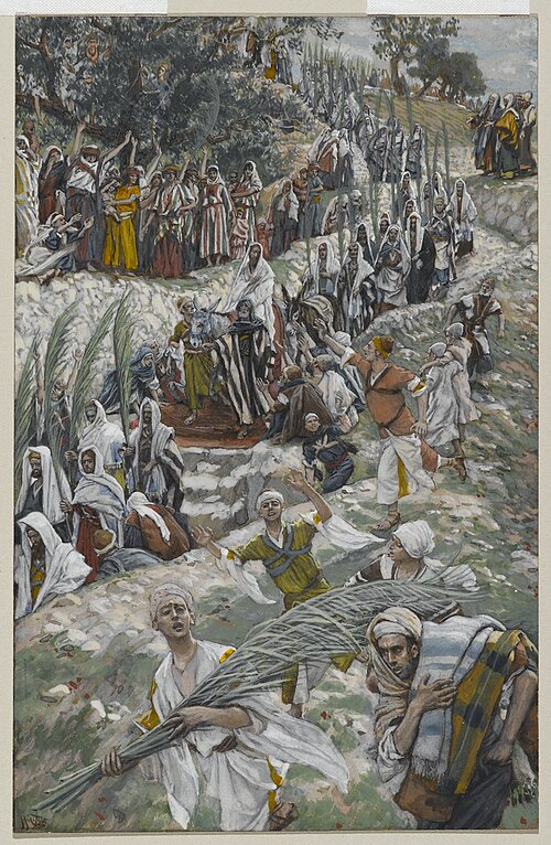 Le cortège sur le mont des Oliviers, 1890, James Tissot