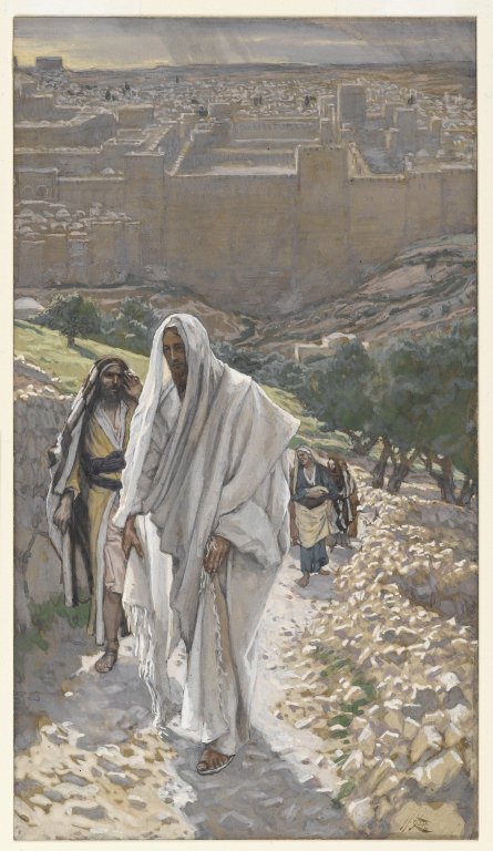 Jésus va le soir à Béthanie, 1890, James Tissot