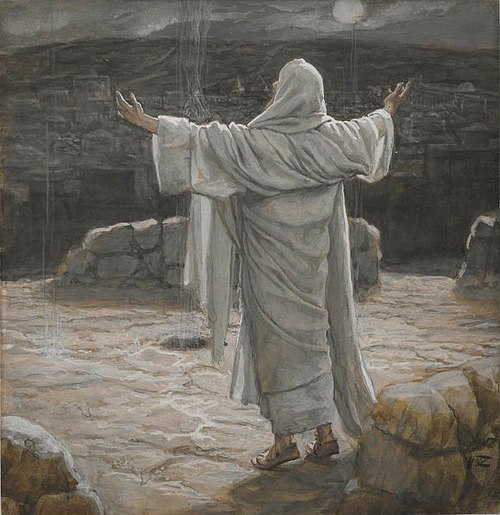 Jésus se retira la nuit sur la montagne, 1890, James Tissot