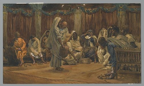 Lavement des pieds, 1890, James Tissot