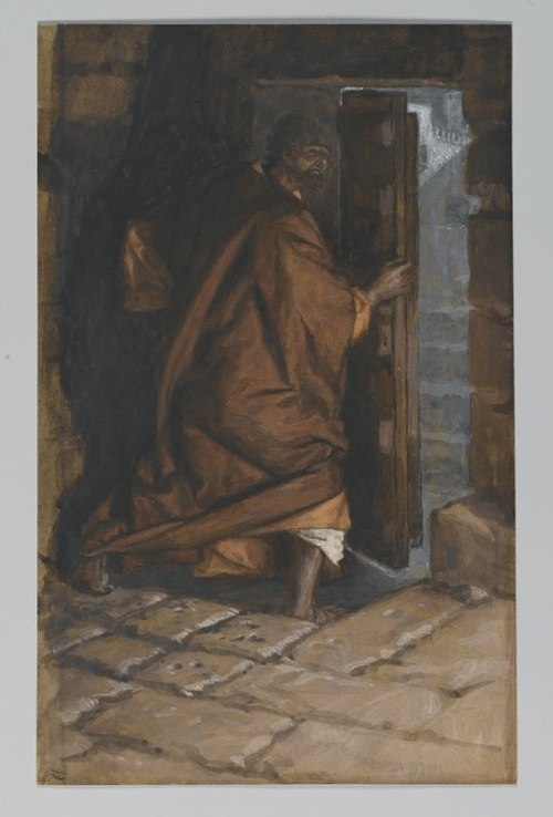 Judas quitte le Cénacle, 1890, James Tissot