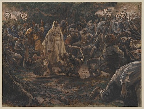 Les gardes tombant à la renverse, 1890, James Tissot
