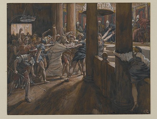 Le tribunal d'Anne, 1890, James Tissot