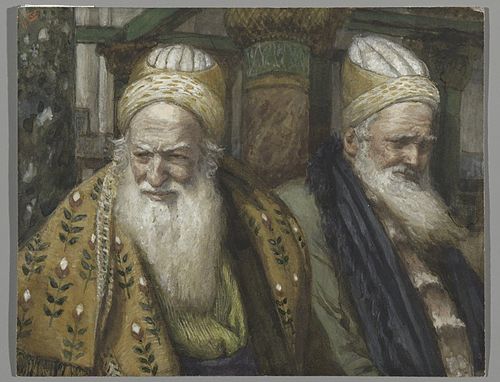Anne et Caïphe, 1850, James Tissot
