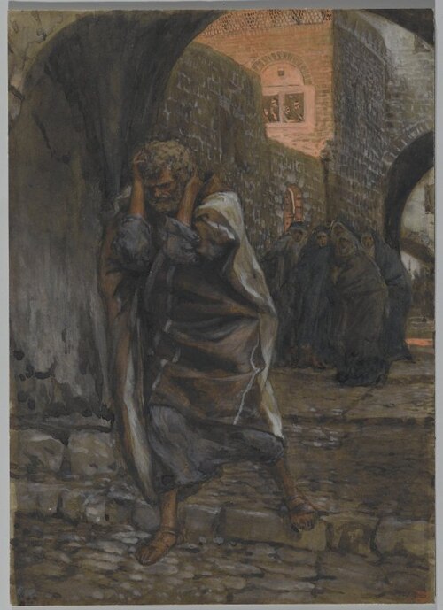La Douleur de Saint Pierre, 1890, James Tissot