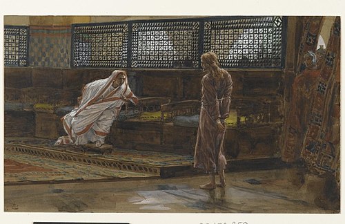 Jesus Before Pilate, First Interview (Jésus devant Pilate. Premier entretien)., 1890, James Tissot