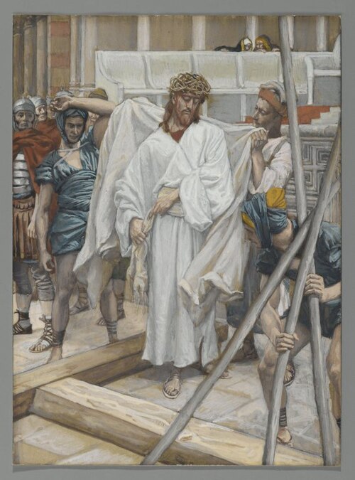 On remet à Jésus ses vêtements, 1890, James Tissot