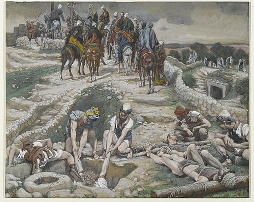Jésus tiré de la citerne, 1890, James Tissot