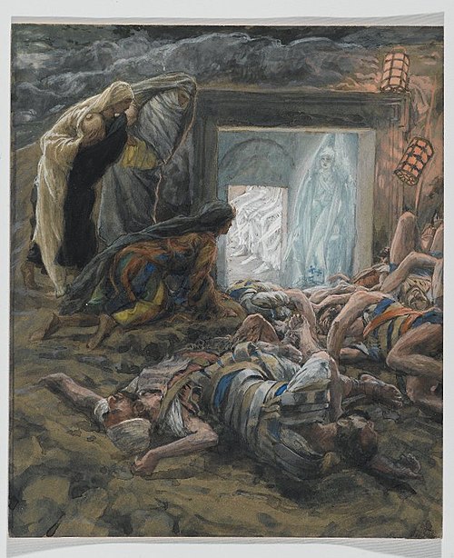 Madeleine et les saintes femmes au tombeau, 1890, James Tissot