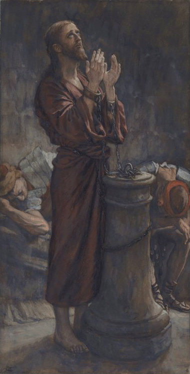Le matin Vendredi Saint: Jésus en prison, 1890, James Tissot