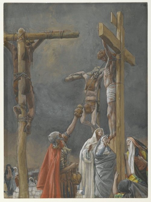 "J'ai soif." Le vinaigre donné à Jésus, 1890, James Tissot