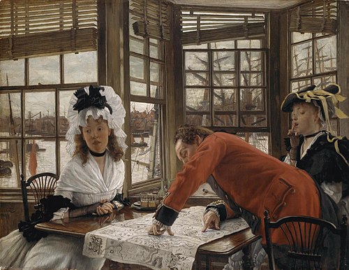 Une Histoire intéressante, 1872, James Tissot