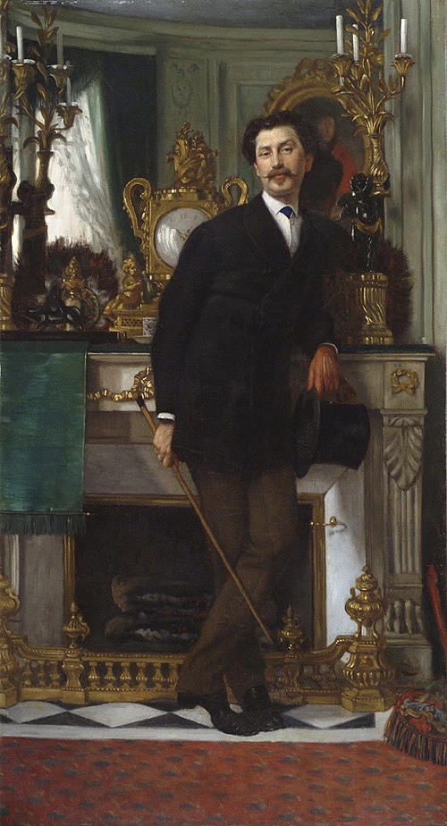 Portrait of Eugène Coppens de Fontenay, 1867, James Tissot