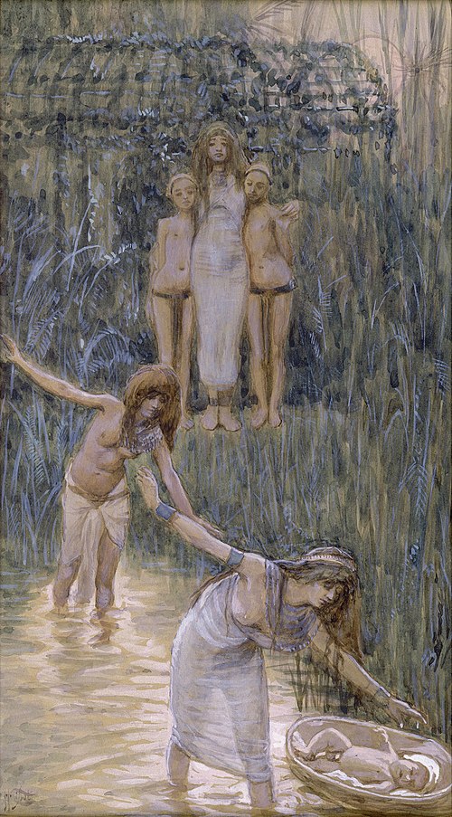 Pharaoh's Daughter Has Moses Brought to Her, 1896, James Tissot