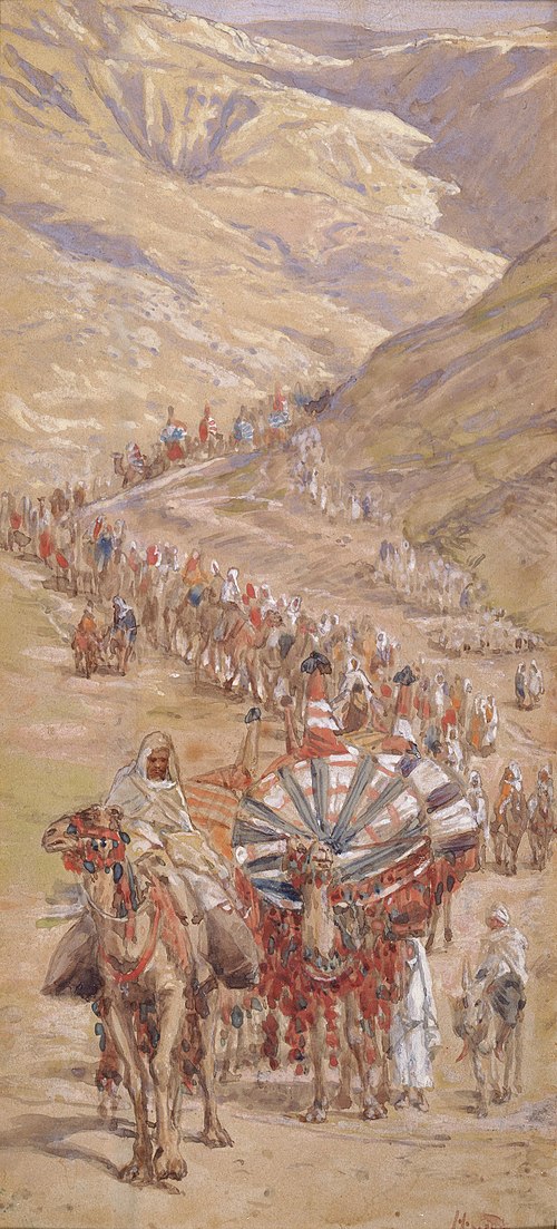 The Caravan of Abram, 1896, James Tissot