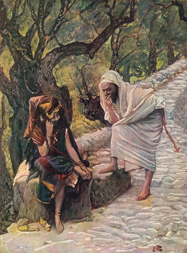 The Meeting of Tamar and Judah, 1896, James Tissot