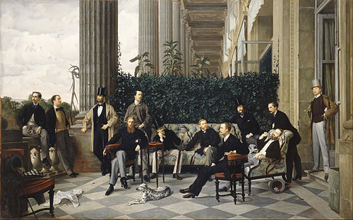 Le Cercle de la rue Royale, 1868, James Tissot