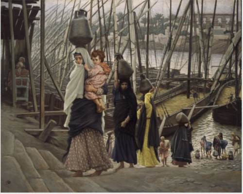The Sojourn in Egypt, 1890, James Tissot