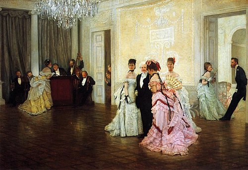 Too Early, 1873, James Tissot