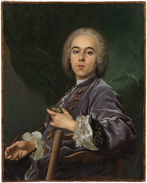 The Engraver and Goldsmith Jacques Roettiers, 1735, Louis-Michel van Loo