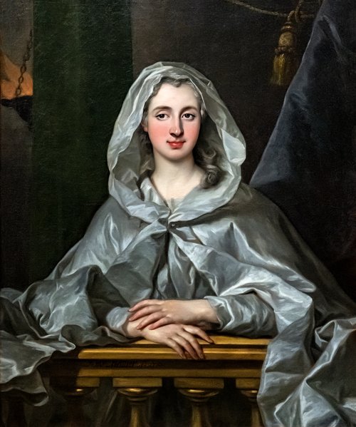 Portrait de Louise-Thérèse d'Orléans, duchesse de Bourbon, 1770, Louis-Michel van Loo