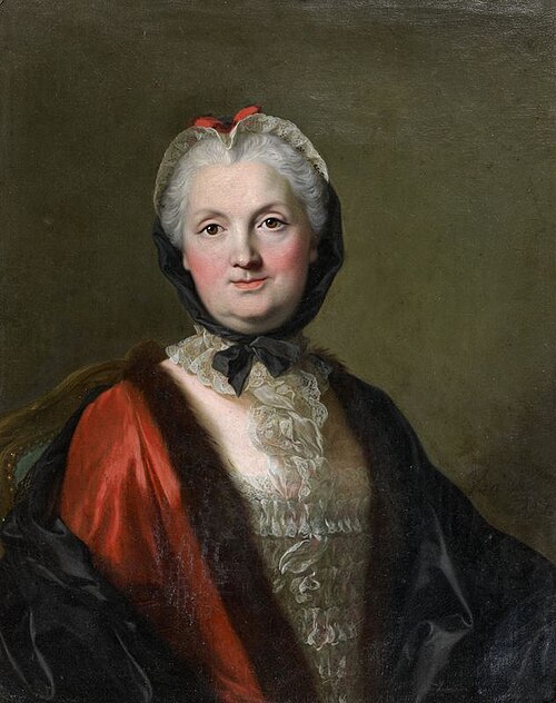 Portrait de madame Marie du Tour Vuillard (1695- 1759) née Robin, 1734, Louis-Michel van Loo