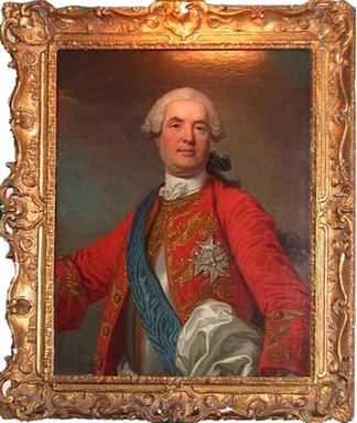 Louis Charles César Le Tellier, duc d'Estrées, maréchal de France (1695-1771), 1759, Louis-Michel van Loo
