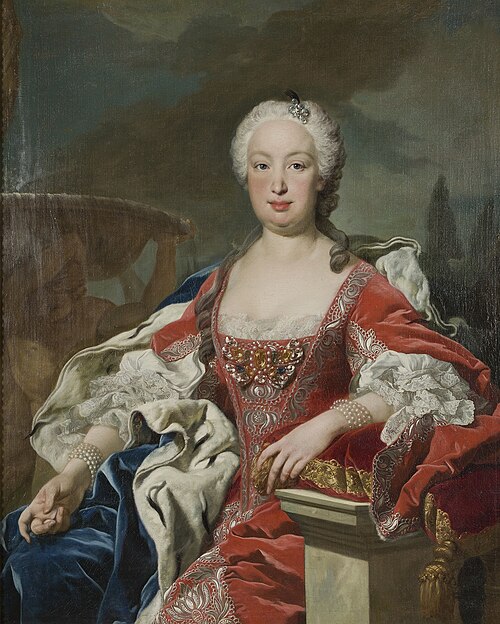 Bárbara de Braganza, reina consorte de España, 1750, Louis-Michel van Loo