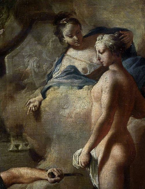 Pygmalion au travail (détail)., 1730, Louis-Michel van Loo