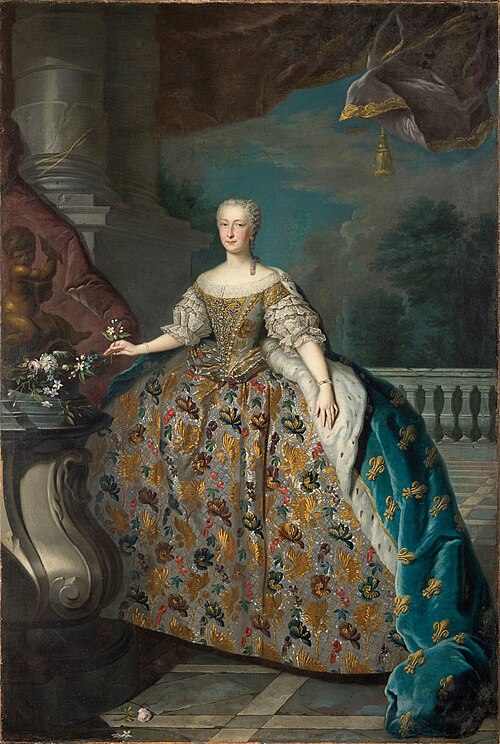 Portrait de Marie Thérèse d'Espagne, 1747, Louis-Michel van Loo