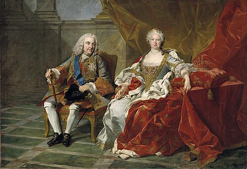 Felipe V e Isabel Farnesio, 1743, Louis-Michel van Loo
