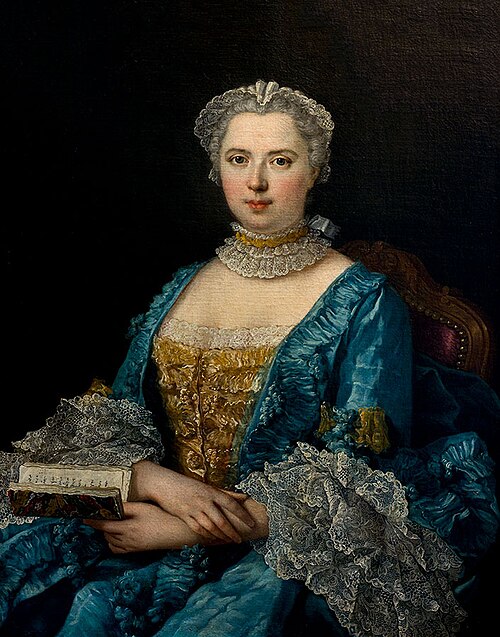Portrait of a woman, 1750, Louis-Michel van Loo