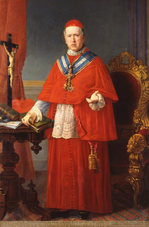 El cardenal Miguel Payá y Rico, 1850, Bernardo López Piquer