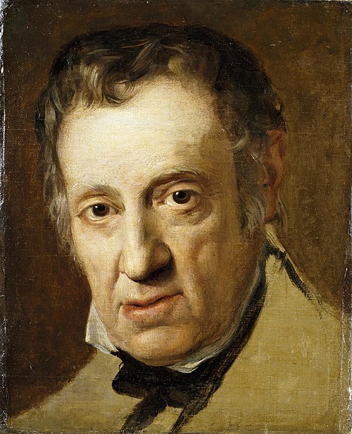 El pintor Vicente López padre del artista, 1850, Bernardo López Piquer