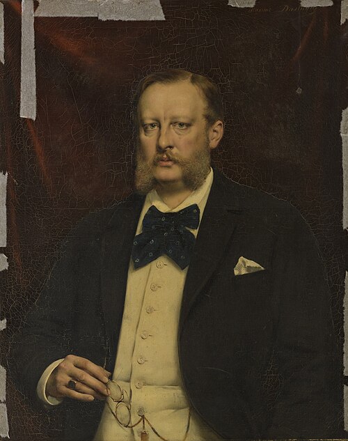 Portret van Jhr.Mr.Leopold Frans Willem Ernst van Binckhorst tot den Binckhorst (1842-1904), rechter, 1892, Maxime Dastugue