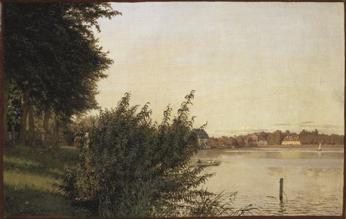 Dosseringen seen toward Österbro, 1836, Christen Købke