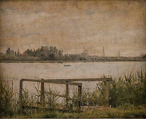 View of Copenhagen Seen from Dosseringen, 1837, Christen Købke