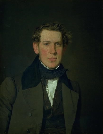Portrait of Carl Adolf Feilberg, 1835, Christen Købke