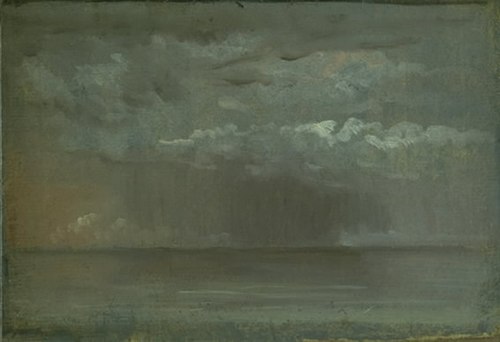 Study of Clouds over the Sea, 1842, Christen Købke