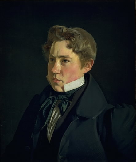 Portrait of the Painter and Lithographer P.H. Gemzøe, 1833, Christen Købke
