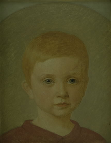 Portrait of the Artist´s Infant Son Peter, 1847, Christen Købke