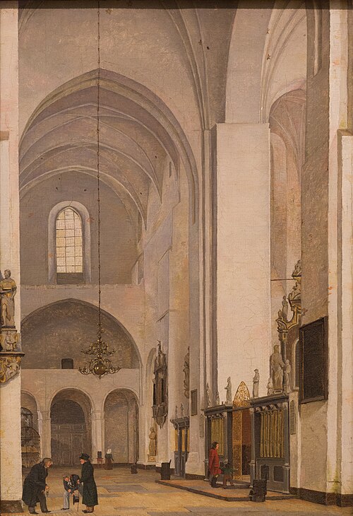 Transept de la Cathédrale d'Århus, 1830, Christen Købke