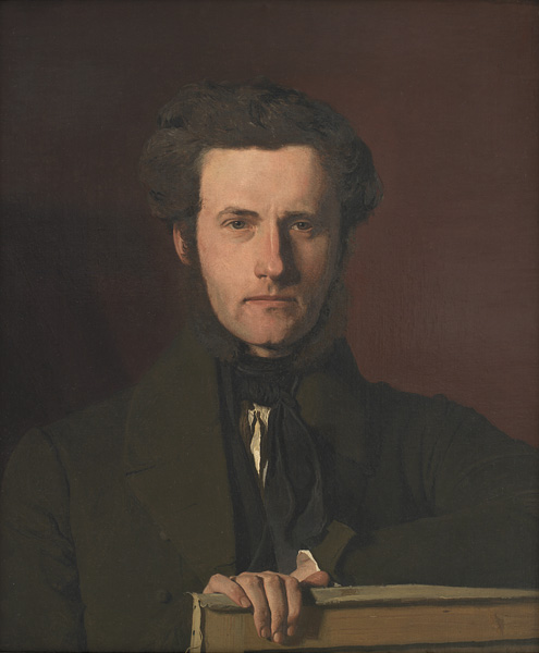 Portrait du décorateur Georg C. Hilker, 1837, Christen Købke