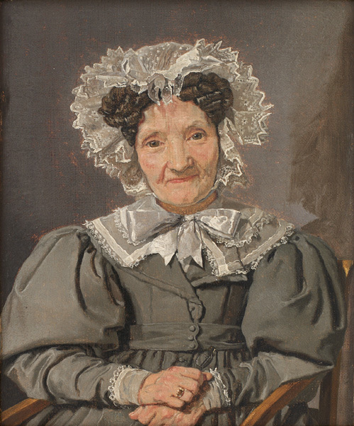Portrait of Johanne Pløyen, née Bachmann, 1834, Christen Købke